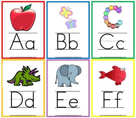 Printable Letter Flashcards