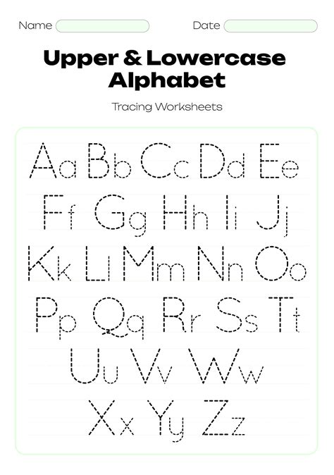Printable Letter Tracing Worksheets