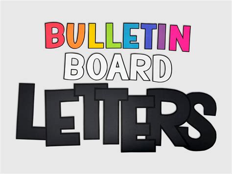 Printable Letters For Poster Board
