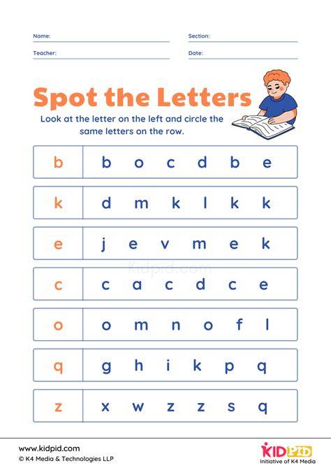 Printable Letters For Preschoolers