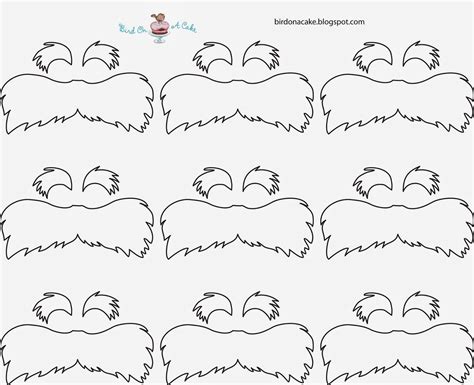 Printable Lorax Template