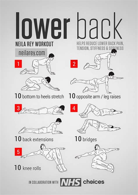Printable Low Back Stretches