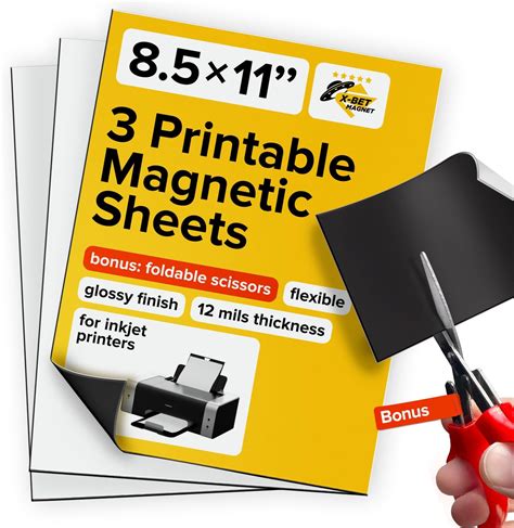 Printable Magnetic Sheets