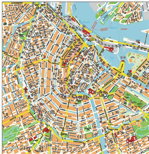Printable Map Amsterdam