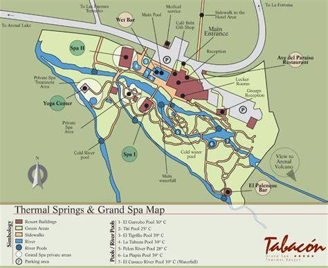 Printable Map Directions From Sjo To Tabacon Thermal Resort