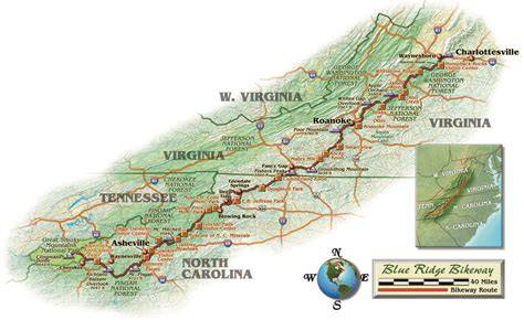Printable Map Of Blue Ridge Parkway