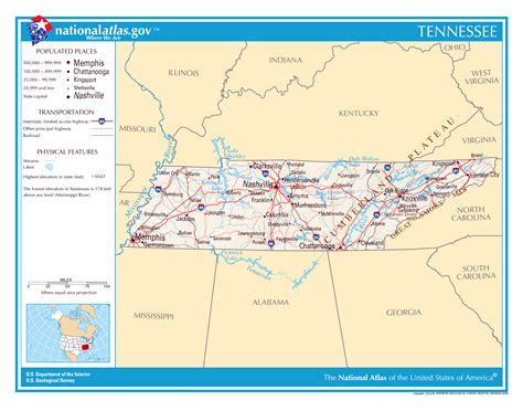 Printable Map Of Tn