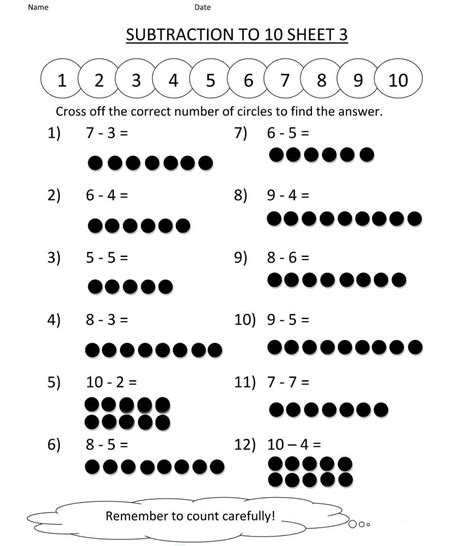 Printable Math For Kindergarten
