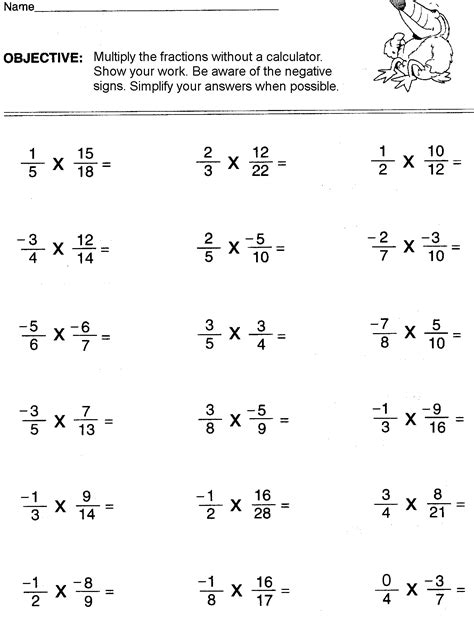 Printable Math Worksheets For 8th Graders