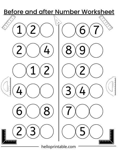 Printable Math Worksheets For Preschoolers