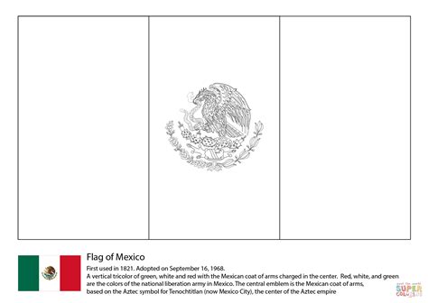 Printable Mexico Flag