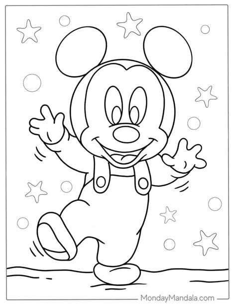 Printable Mickey Mouse Coloring Sheets
