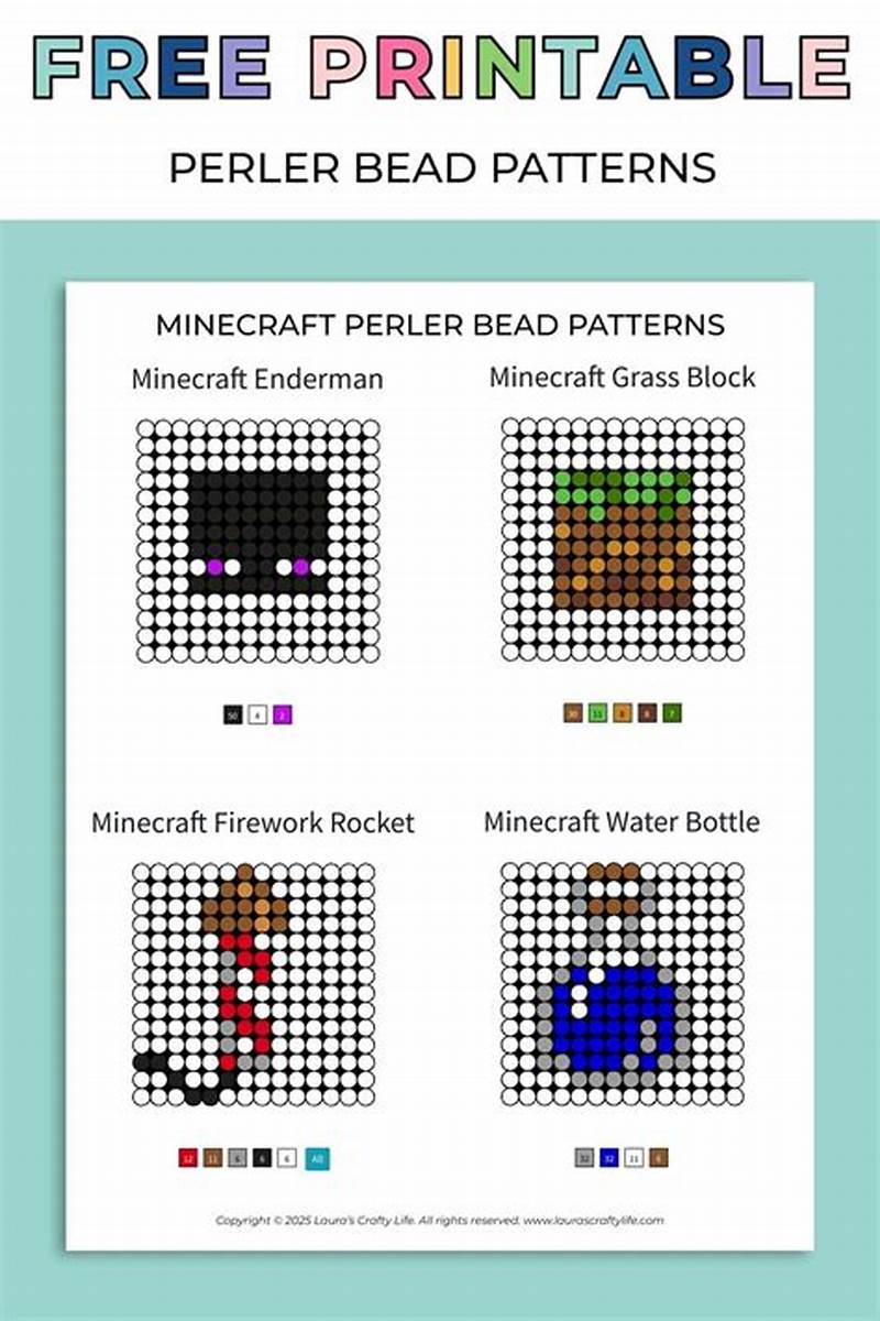 Printable Minecraft Patterns