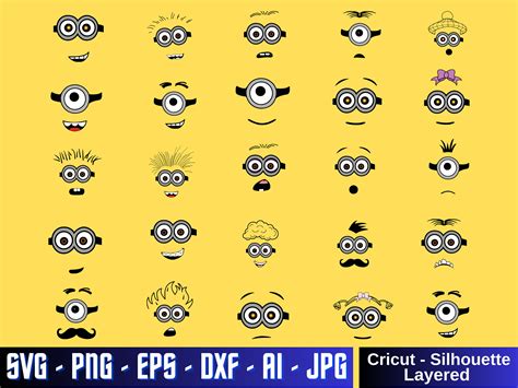Printable Minion Faces