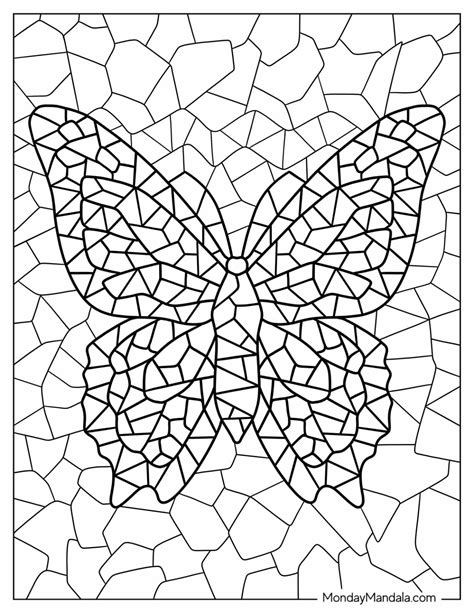 Printable Mosaic Pictures To Color