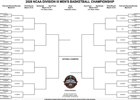 Printable Ncaa Mens Bb Brackets