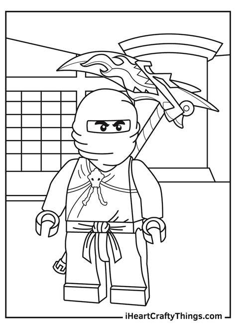 Printable Ninjago Colouring Pages
