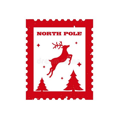 Printable North Pole Stamp