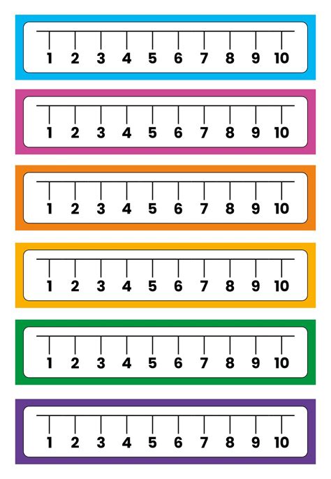 Printable Number Line 1 10