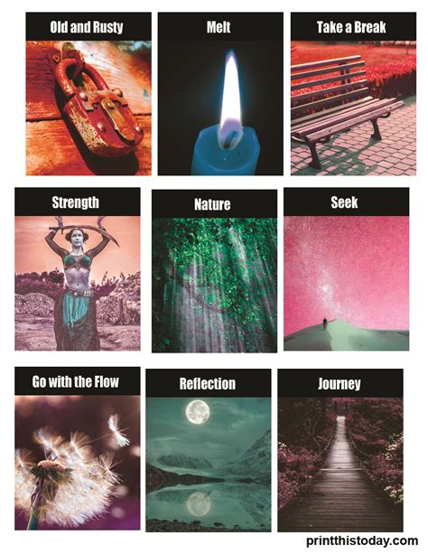 Printable Oracle Cards