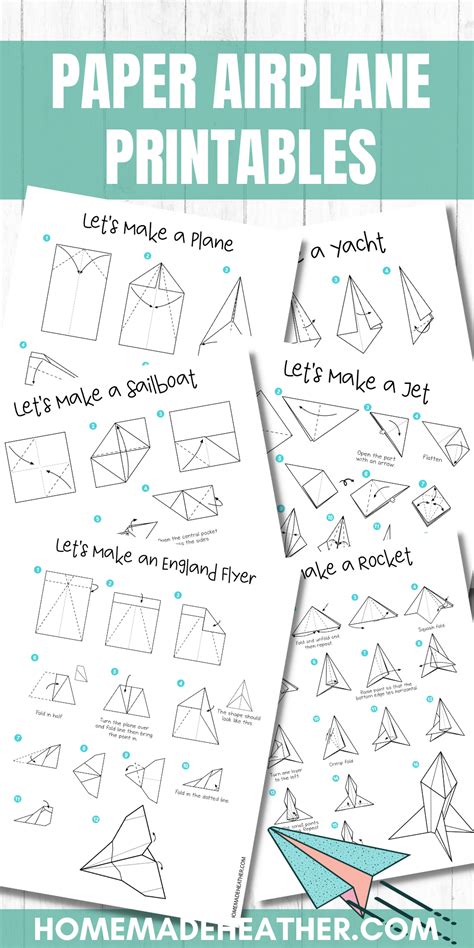 Printable Paper Airplane