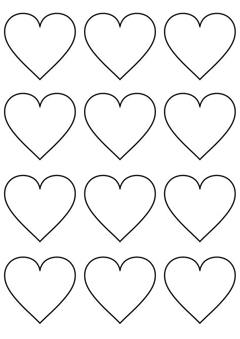 Printable Pictures Of Hearts