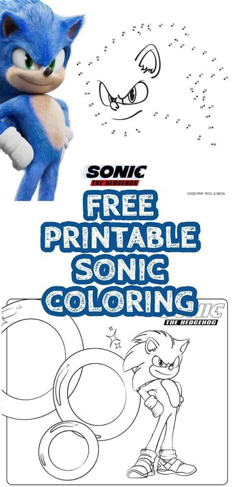 Printable Pictures Of Sonic The Hedgehog