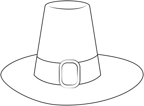 Printable Pilgrim Hat