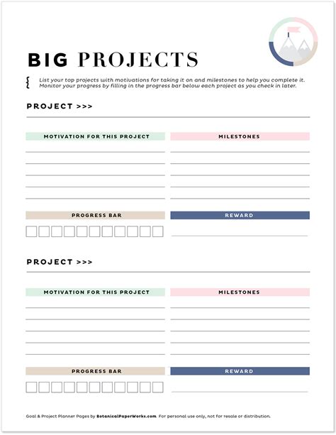 Printable Progects