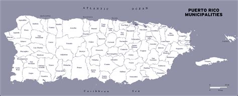 Printable Puerto Rico Map