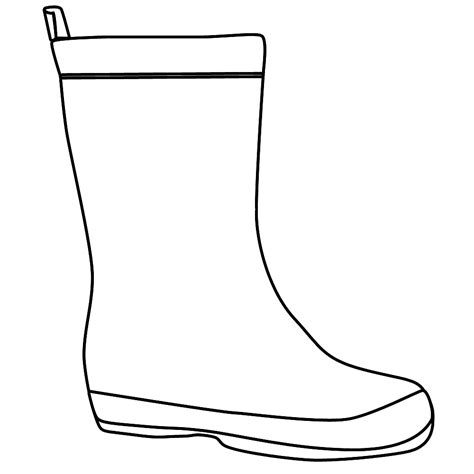 Printable Rain Boots