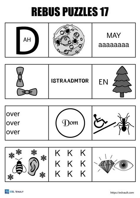 Printable Rebus Puzzles