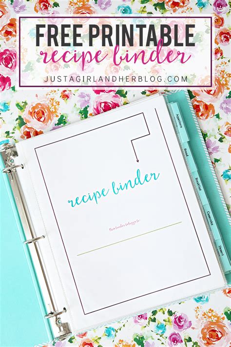 Printable Recipe Book