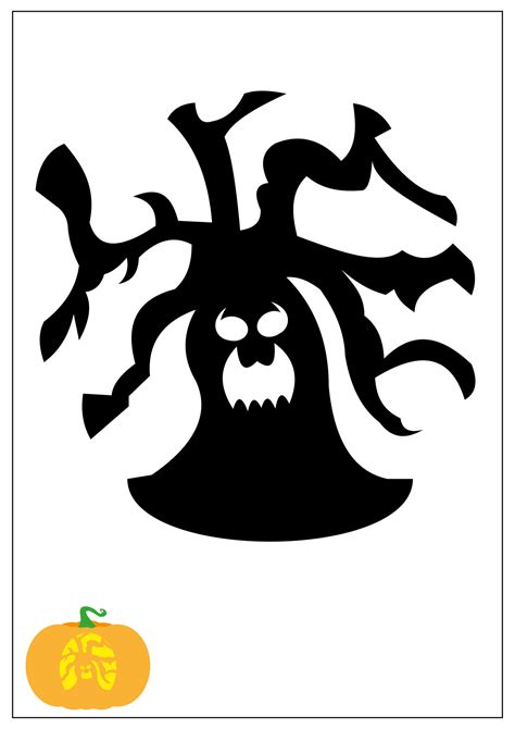 Printable Scary Pumpkin Designs