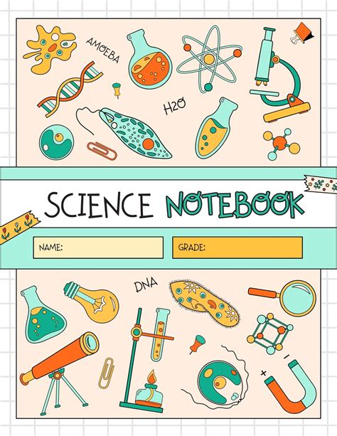 Printable Science Notebook Cover