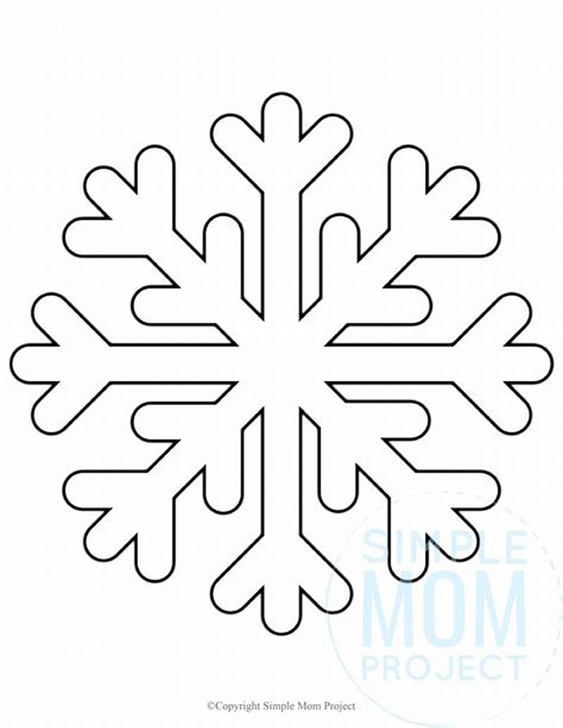 Printable Snowflake Pattern