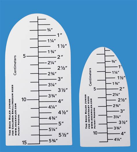 Printable Sock Ruler