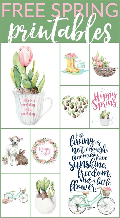 Printable Spring Decor