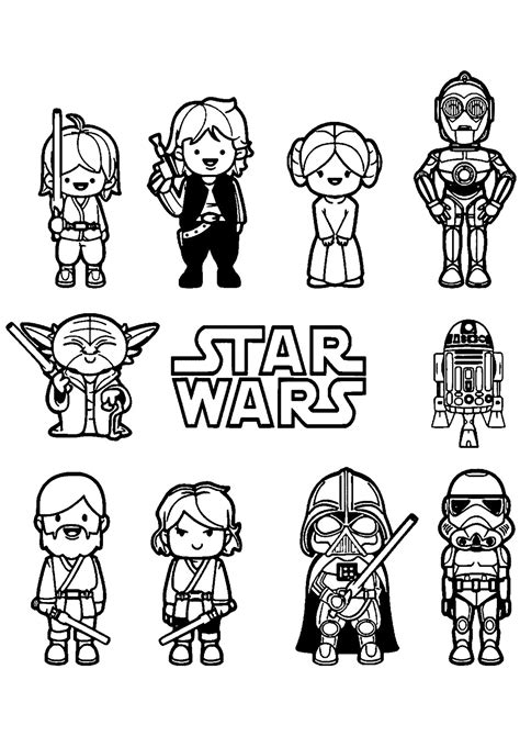 Printable Star Wars Pictures To Color
