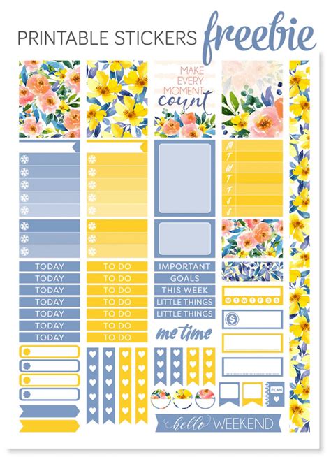 Printable Stickers For Bullet Journal