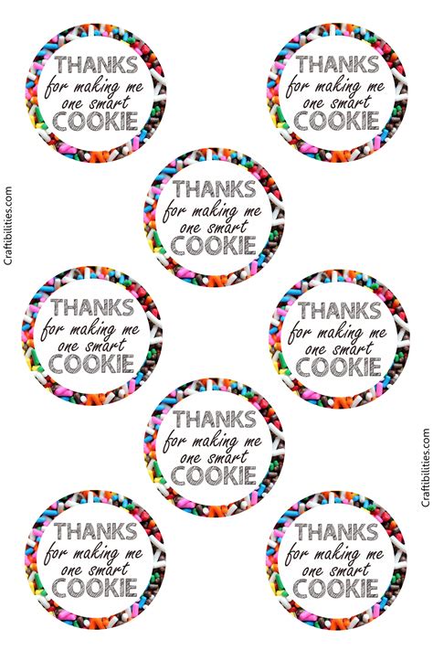Printable Tags For Cookies