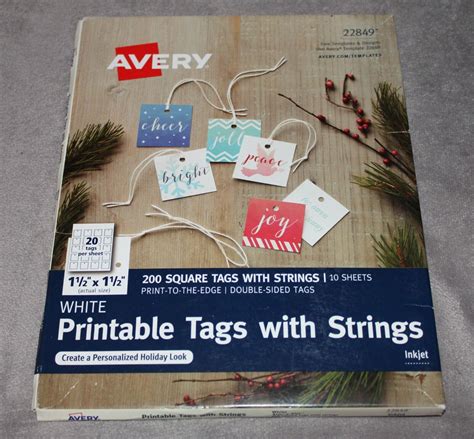Printable Tags With Strings