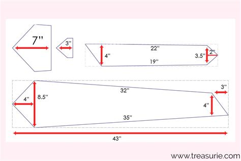 Printable Tie Sewing Pattern
