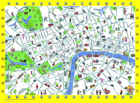 Printable Tourist Map Of London