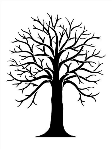 Printable Tree Stencil