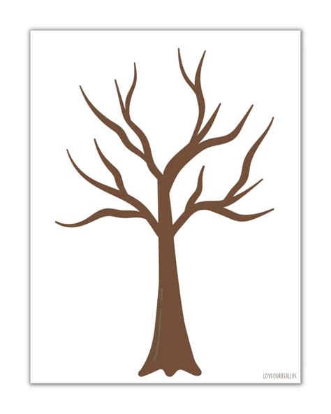 Printable Tree Trunk