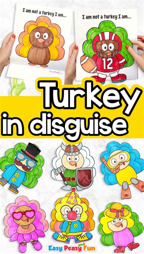 Printable Turkey Disguise Template