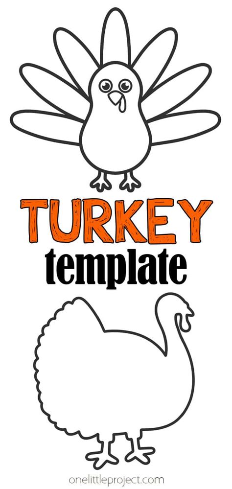 Printable Turkey Templates