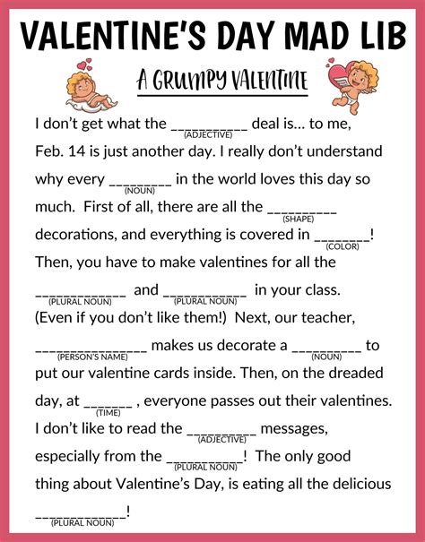 Printable Valentine Mad