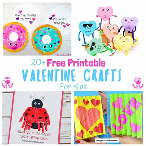 Printable Valentines Crafts